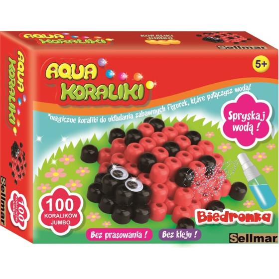 Aqua beads ladybug - (A204)