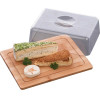 Bamboo cheese board with lid - (871125232417)