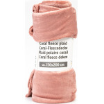 Blanket 150x200cm (pink) (pattern 01) - (8711252031477PINK_01)