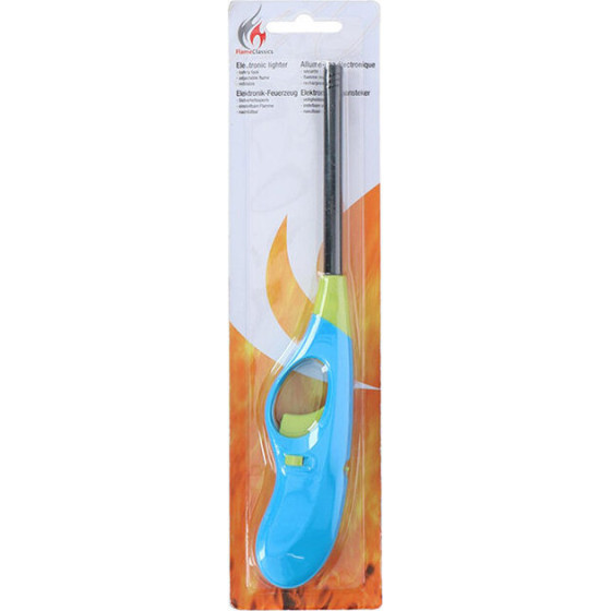 Comfortable gas lighter 26.6 cm (blue) - (871125222432_BLUE)
