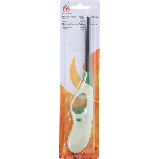 Comfortable gas lighter 26.6 cm (green) - (871125222432_GREEN)