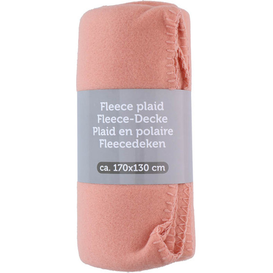 Fleece blanket 170x130 (Coral) - (8711252495125CORAL)