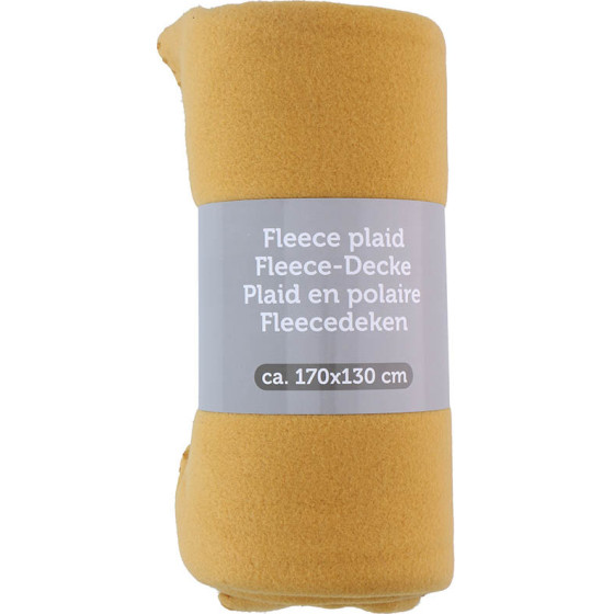 Fleece blanket 170x130 (Orange) - (8711252495125ORANGE)