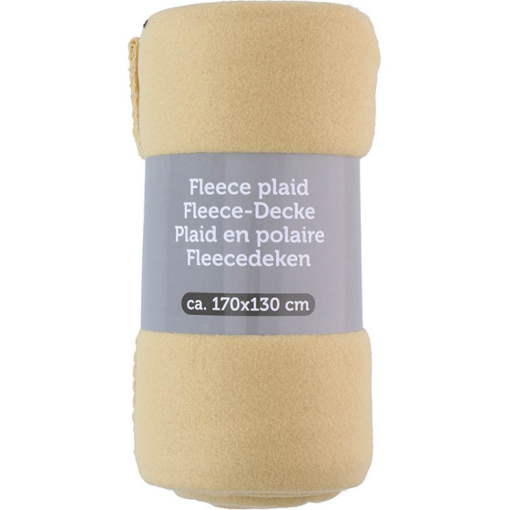 Fleece blanket 170x130 (Yellow) - (8711252495125YELLOW)