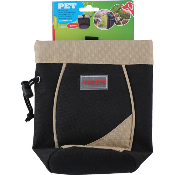 Foldable Treat Pouch for Pets (Brown) - (8711252018539_BROWN)