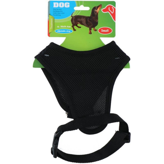 Harness / dog harness 36 x 54.4 cm, size S (black) - (8711252189994)