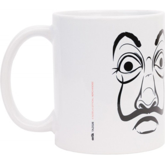 La Casa De Papel - Ceramic mug in gift box 330 ml (La Casa De Papel Mask) - (TAZ026)