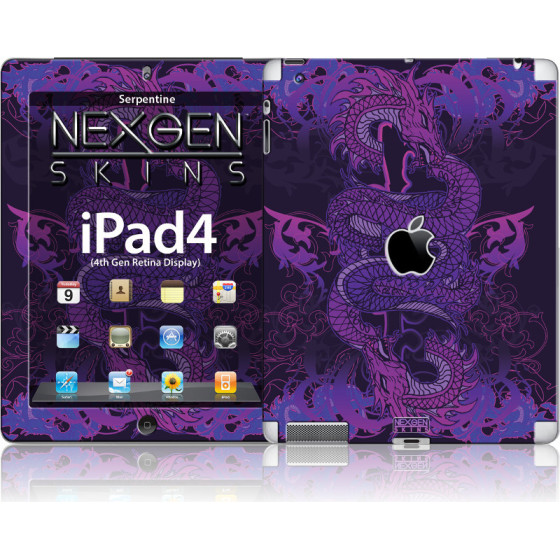 Nexgen Skins with 3D effect for iPad 2/3/4 (Serpentine 3D) - (IPAD40015)