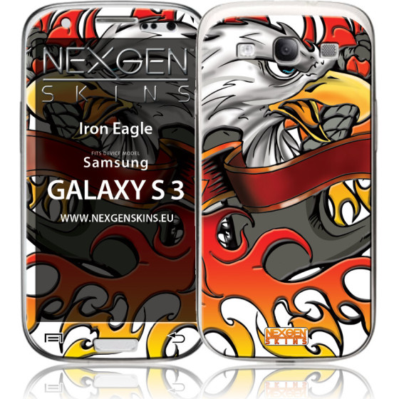 Nexgen Skins with 3D effect for Samsung Galaxy S3 (Iron Eagle 3D) - (GAL30009)