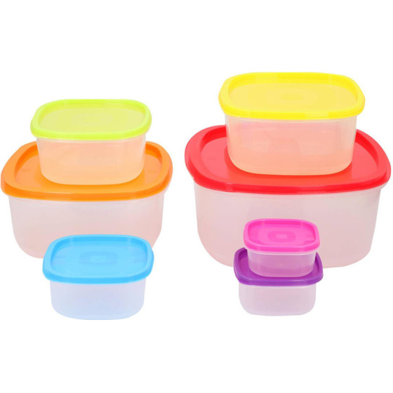 Set of 7 food storage containers - (8711252324661)