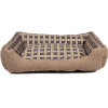 Soft bed sofa for a dog 75 x 58 x 19 cm size. L (beige) - (8711252180090BEIGE)