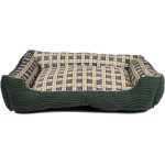 Soft bed sofa for a dog 75 x 58 x 19 cm size. L (green) - (8711252180090GREEN)