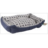 Soft bed sofa for a dog 75 x 58 x 19 cm size. L (navy blue) - (8711252180090BLACK)
