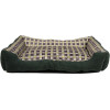 Soft bed sofa for a dog 90 x 70 x 20 cm, size XL (green) - (8711252180106GREEN)