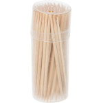 Toothpicks 6x100 pcs. natural bamboo - (8711252092515)