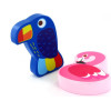 Wooden mix rattles (Flamingo, Toucan), random model selection - (1583093)