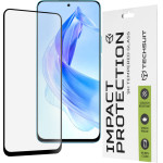 Techsuit - 111D Full Cover / Full Glue Glass - Honor 90 Lite - Black