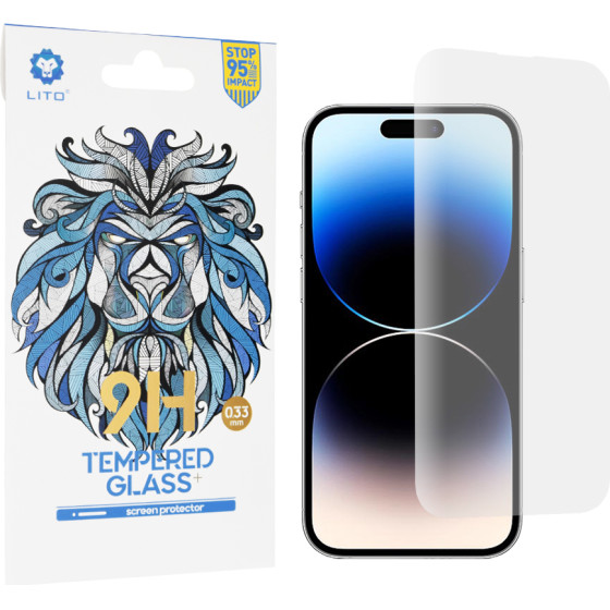 Lito - 2.5D Classic Glass - Iphone 14 Pro - Clear
