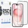 Lito - 2.5D FullGlue Glass - iPhone 15 - Black
