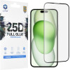 Lito - 2.5D FullGlue Glass - iPhone 15 Plus - Black