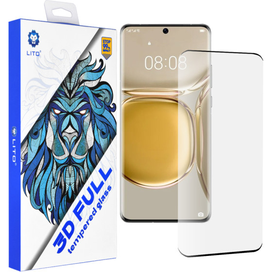 Lito - 3D Full Cover - Huawei P50 Pro - Black