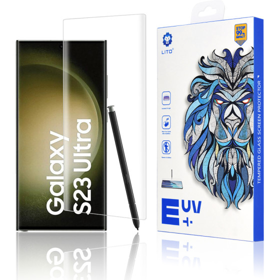 Lito - 3D UV Glass - Samsung Galaxy S23 Ultra - Clear