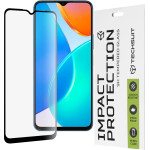 Techsuit - 111D Full Cover / Full Glue Glass - Honor X6 / X8 5G / 70 Lite - Black