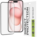 Techsuit - 111D Full Cover / Full Glue Glass - iPhone 15 / iPhone 16 - Black