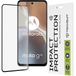 Techsuit - 111D Full Cover / Full Glue Glass - Motorola Moto G32 - Black