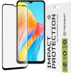 Techsuit - 111D Full Cover / Full Glue Glass - Oppo A38 / A18 - Black