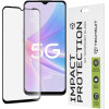 Techsuit - 111D Full Cover / Full Glue Glass - Oppo A58 5G / A78 5G - Black