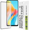 Techsuit - 111D Full Cover / Full Glue Glass - Oppo A78 4G - Black