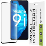 Techsuit - 111D Full Cover / Full Glue Glass - Realme 9i / 9 5G / 9 Pro / 8i / Narzo 50 / Oppo A76 / A96 / OnePlus Nord CE 2 Lite 5G - Black