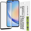 Techsuit - 111D Full Cover / Full Glue Glass - Samsung Galaxy A34 5G - Black
