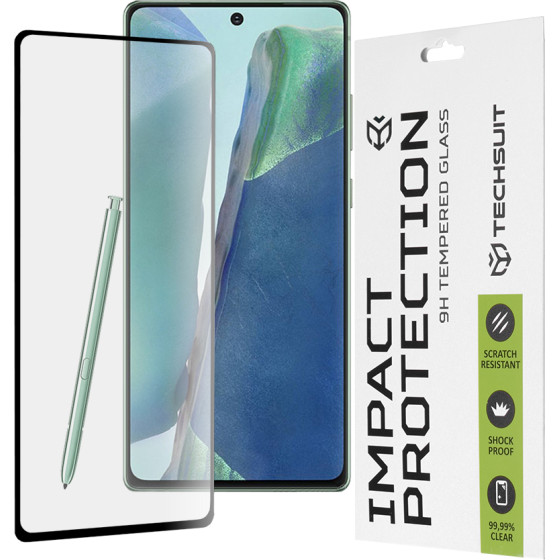 Techsuit - 111D Full Cover / Full Glue Glass - Samsung Galaxy Note 20 / Note 20 5G - Black