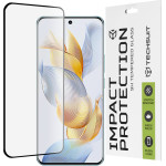Techsuit - 111D Full Cover / Full Glue Glass / 3D Curved Screen - Honor 90 - Black