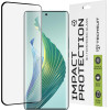 Techsuit - 111D Full Cover / Full Glue Glass / 3D Curved Screen - Honor Magic5 Lite - Black