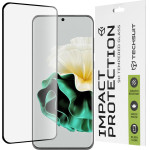 Techsuit - 111D Full Cover / Full Glue Glass / 3D Curved Screen - Huawei P60 - Black