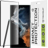 Techsuit - 111D Full Cover / Full Glue Glass / 3D Curved Screen - Samsung Galaxy S22 Ultra 5G - Black