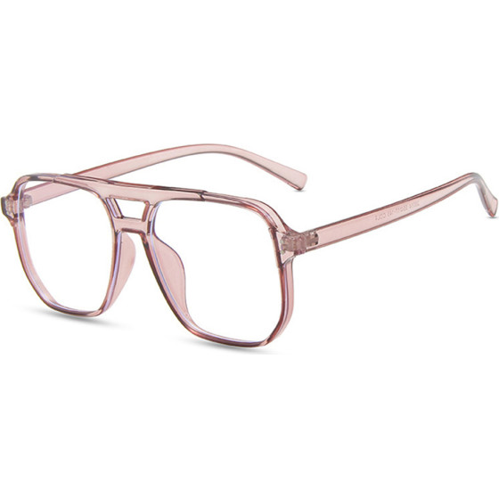 Techsuit - Anti-Blue Light Glasses Reflex PC - Square - Pink - (PC28014-C4)