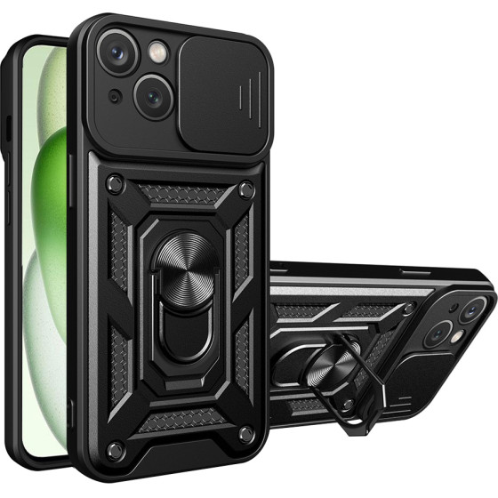 Techsuit - CamShield Series - iPhone 15 Plus - Black