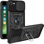 Techsuit - CamShield Series - iPhone 7 / iPhone 8 / iPhone SE 2, SE 2020 / iPhone SE 3, SE 2022 - Black