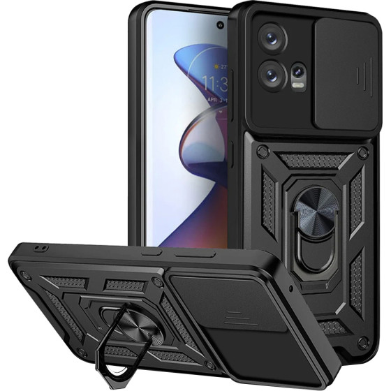 Techsuit - CamShield Series - Motorola Edge 30 Fusion - Black