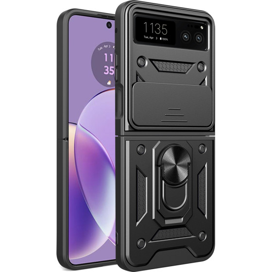 Techsuit - CamShield Series - Motorola Razr 40 - Black