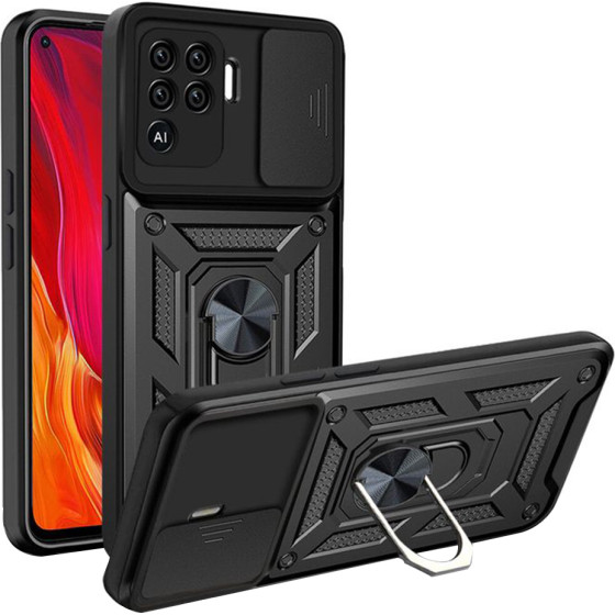 Techsuit - CamShield Series - Oppo A94 4G / Reno5 Lite - Black