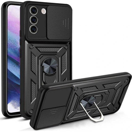 Techsuit - CamShield Series - Samsung Galaxy S21 FE 5G - Black