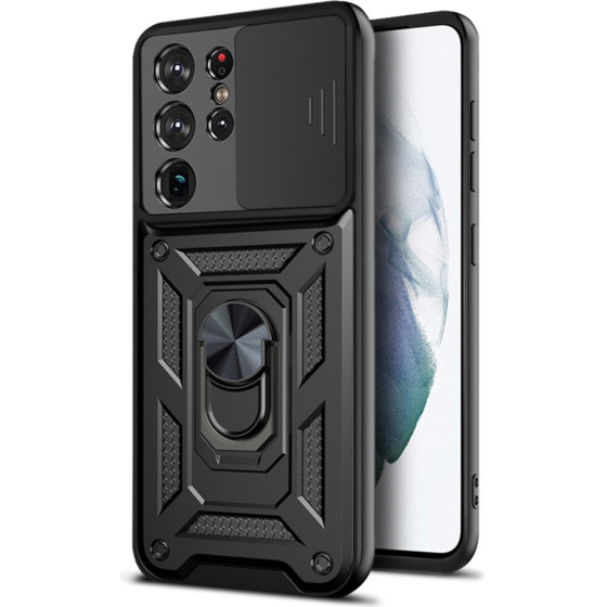 Techsuit - CamShield Series - Samsung Galaxy S21 Ultra 5G - Black