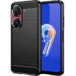 Techsuit - Carbon Silicone - Asus Zenfone 9 / 10 - Black