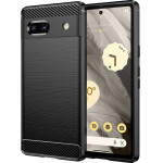 Techsuit - Carbon Silicone - Google Pixel 7a - Black