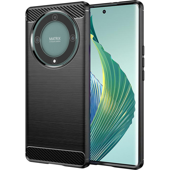 Techsuit - Carbon Silicone - Honor Magic5 Lite - Black